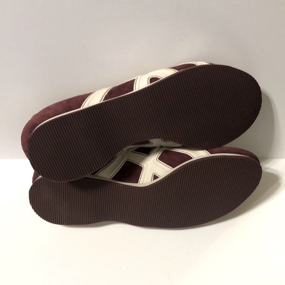 ASICS “NIB” Men’s Vintage New Classic Suede Athletic Shoes Burgundy Putty Size12 - Picture 4 of 8